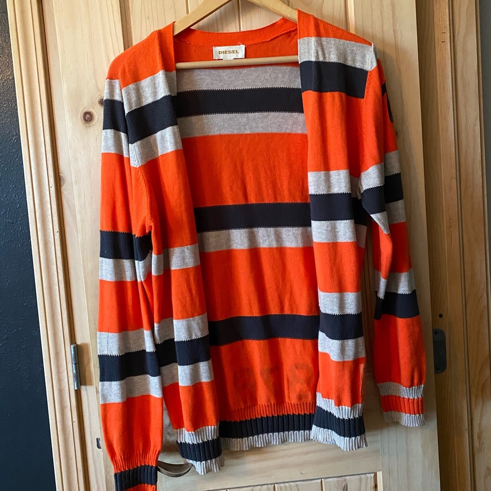 Men’s Diesel Striped Alchemy Cardigan